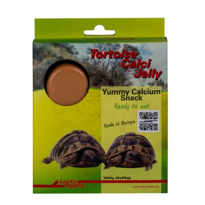 Gelée riche en calcium pour tortues terrestres "Tortoise calci jelly" de Lucky reptile