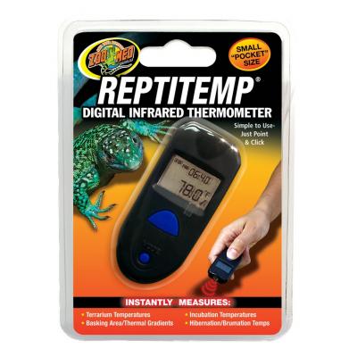 Thermomètre infrarouge digital "Repti Temp" Zoomed