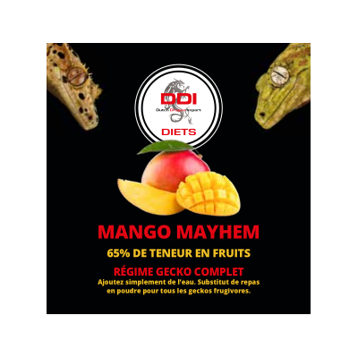 Nourriture complète à la mangue pour frugivore "Mango mayhem"