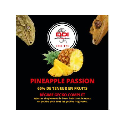 Nourriture complète à l'ananas pour frugivore "Pineapple passion"