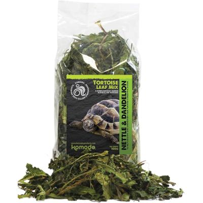 Mélange pissenlit/ortie séchées pour tortues terrestres et lézards herbivores "Tortoise leaf mix" Komodo
