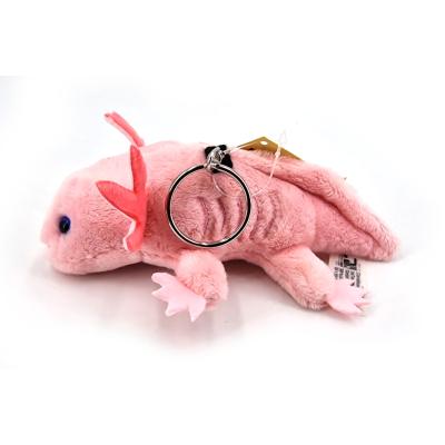 Porte-clé peluche axolotl
