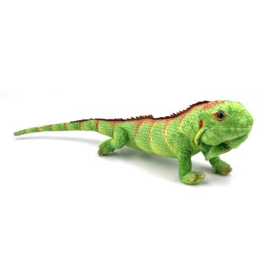 Peluche gros iguane vert clair