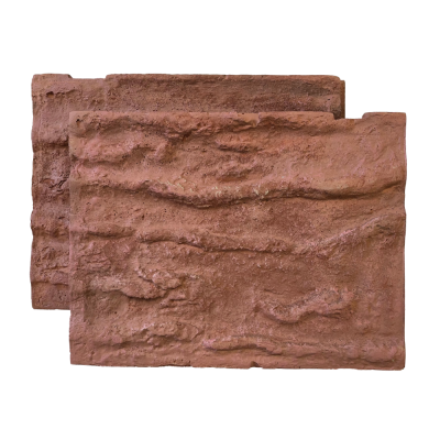Plaque effet roche "Repto background" brun
