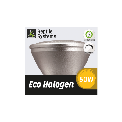 Spot chauffant blanc "Eco halogen" de Reptile Systems