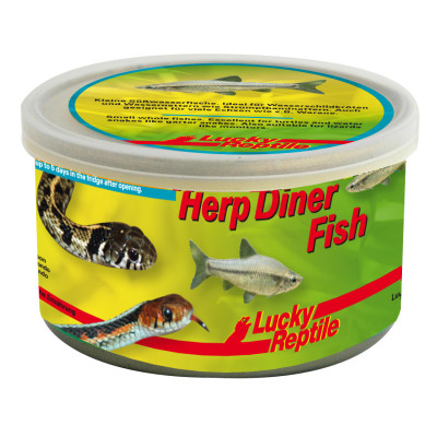 Petits poissons en conserve "Herp diner fish" de Lucky reptile