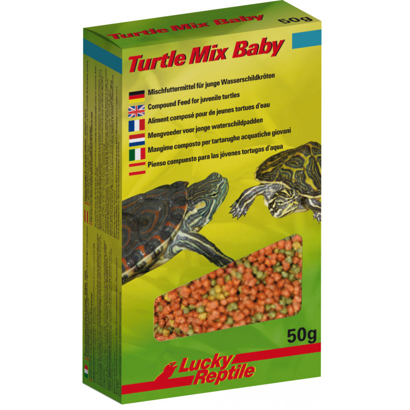 Aliment pour Tortue d'eau Juvénile TurtleMix Baby 50g