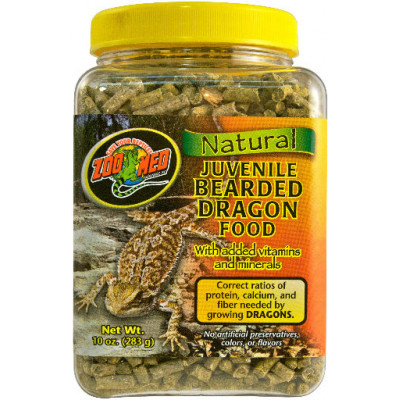 Alimentation en granulés Pogona juvénile "Nat bearded dragon food" Zoomed