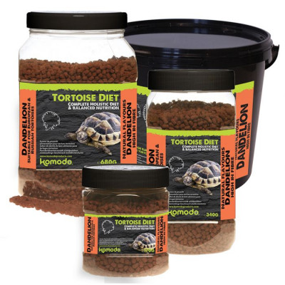 Alimentation en granulés pour tortues terrestres "Tortoise diet Pissenlit" de Komodo