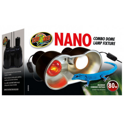 Mini double porte-lampe "Nano dôme" de Zoomed