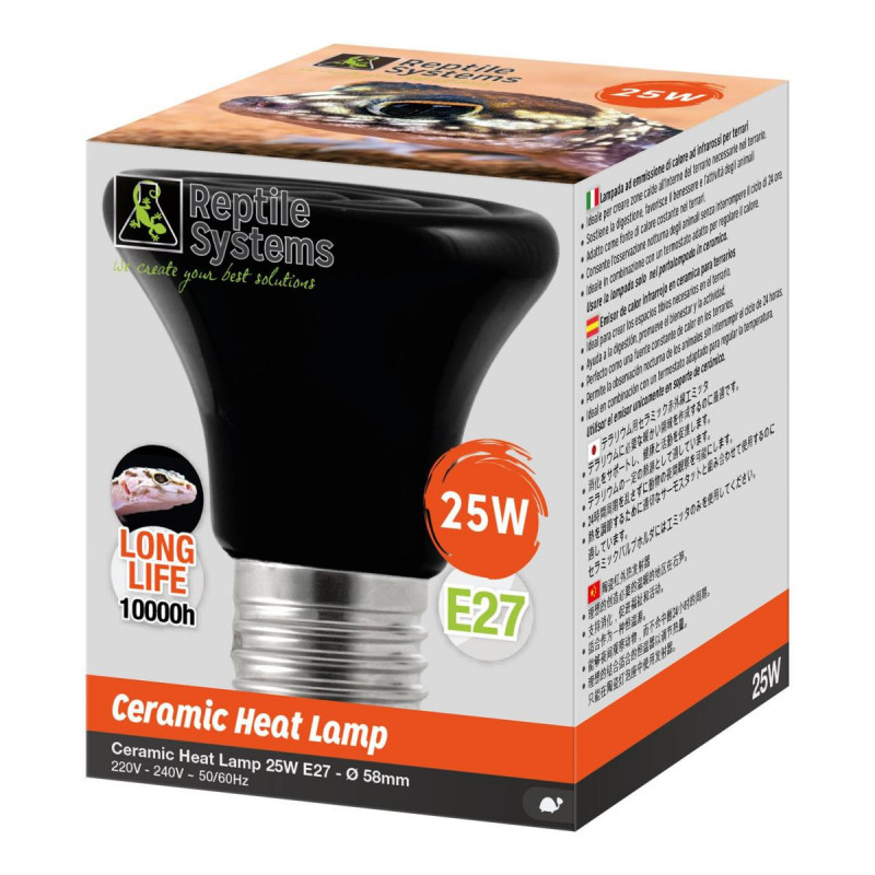Minear Lampe chauffante 300 W Reptil Heat Lamp E27 Douille de Haute qualité Interrupteur Prise pour Lampe halogène LED 