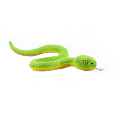 Peluche serpent vert