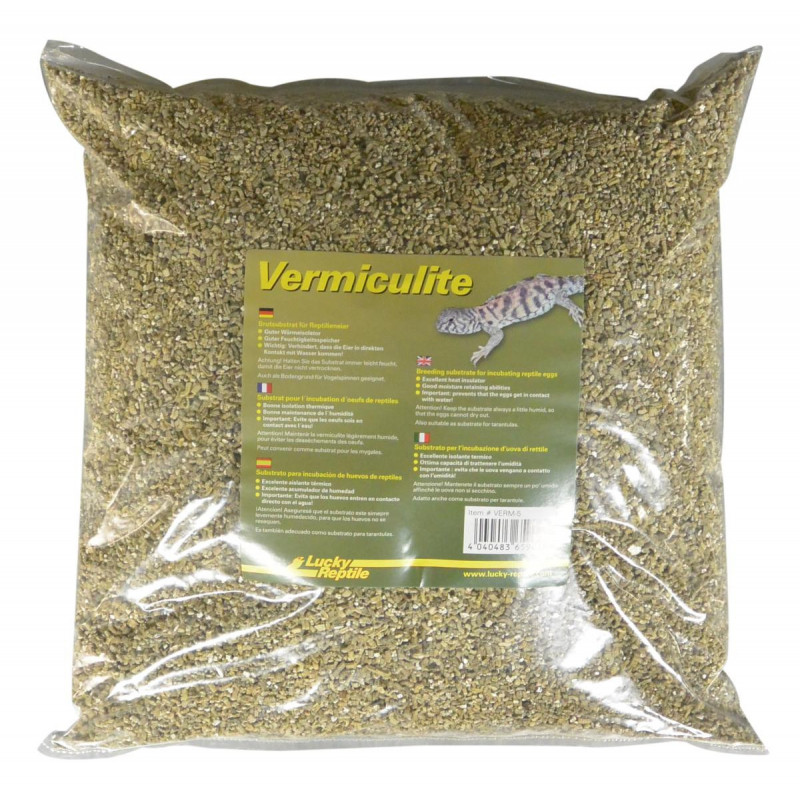 Substrat d'incubation Vermiculite de Lucky reptile - Reptilis